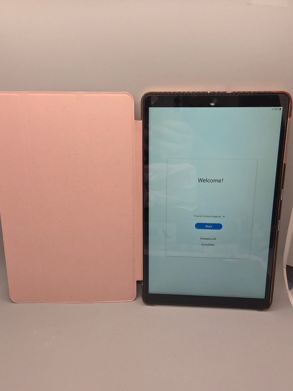 Samsung Galaxy Tab A 10.1 Model SM-T515 Rose Color With Matching Cover